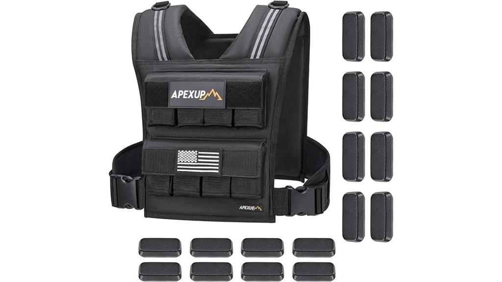 adjustable weighted vest