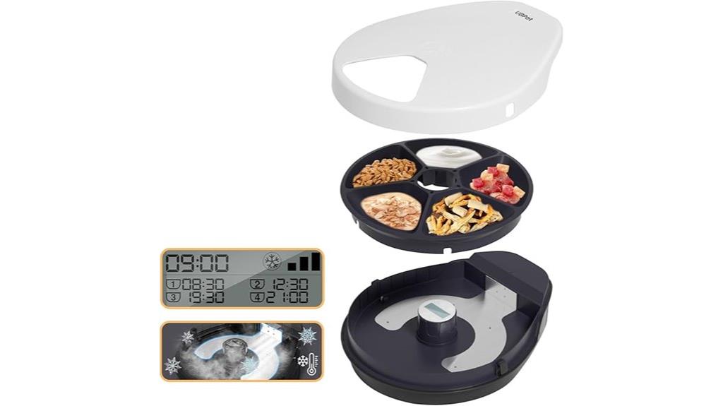 automatic cooling cat feeder