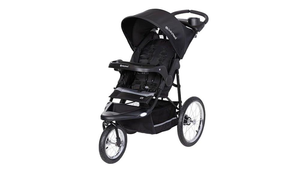 baby jogger in black