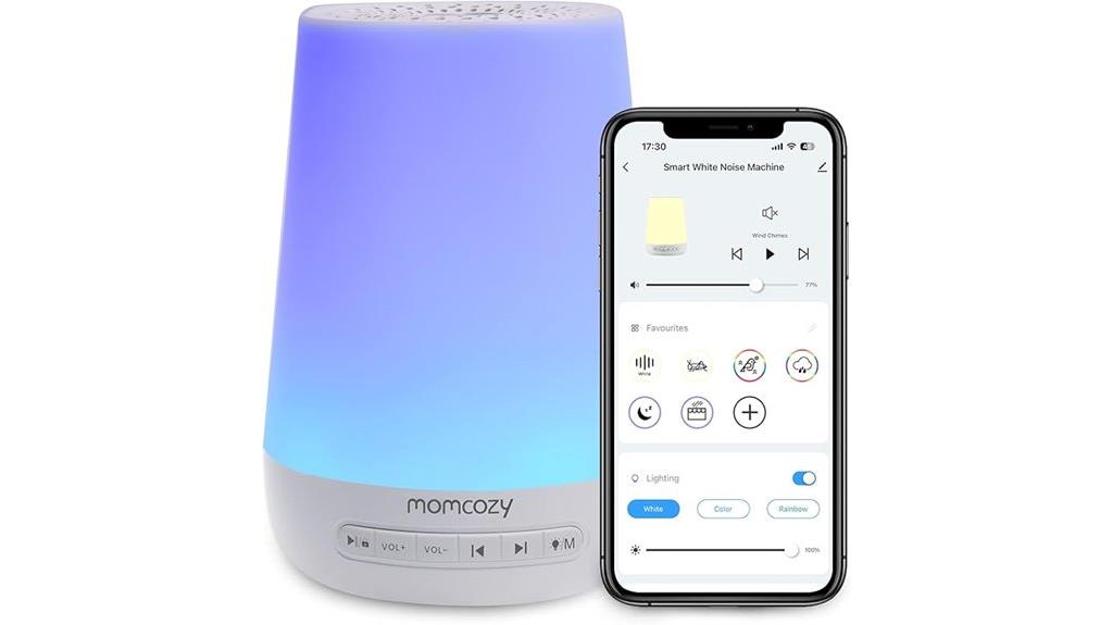 baby sound machine with app