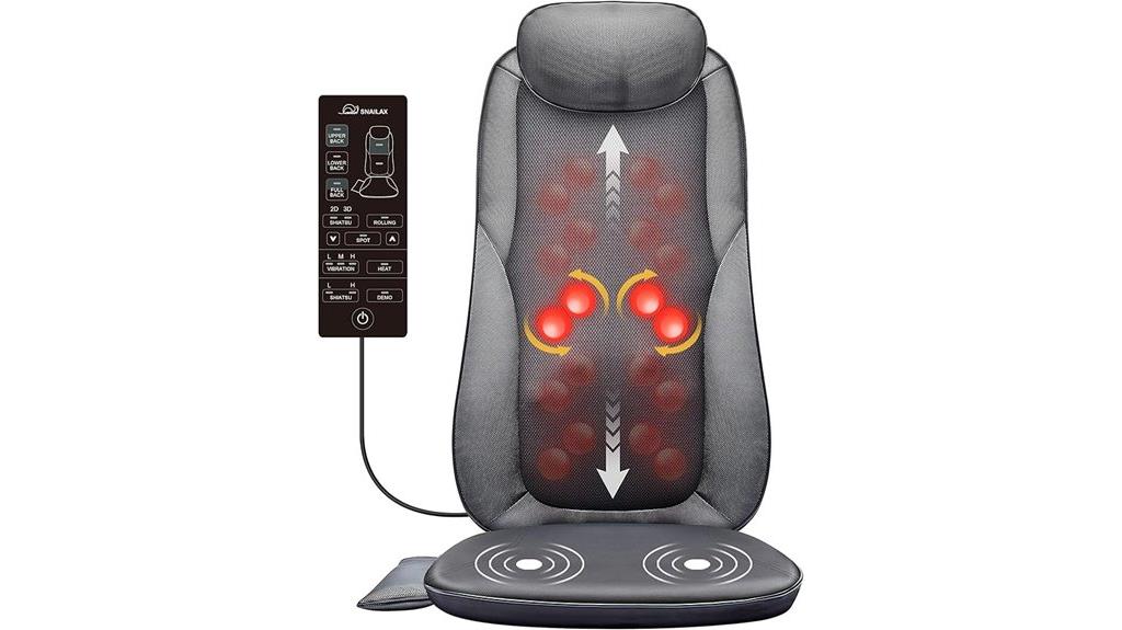 back massager with heat