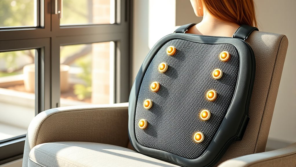 back massagers for tall users