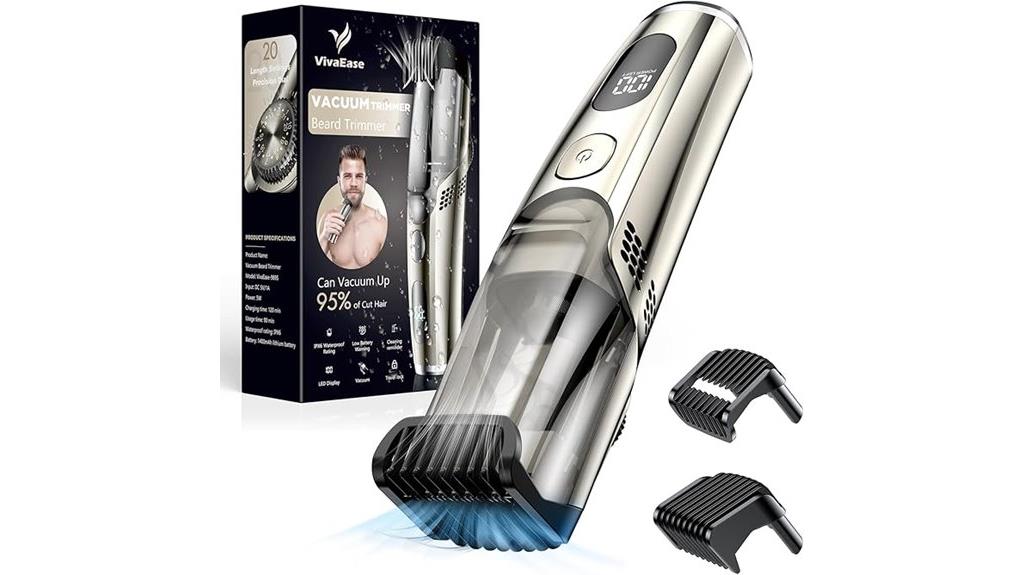 beard trimmer with vacuum
