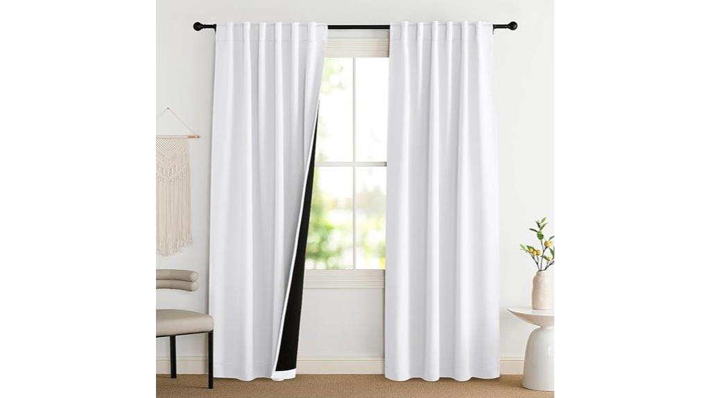 blackout curtain panel set