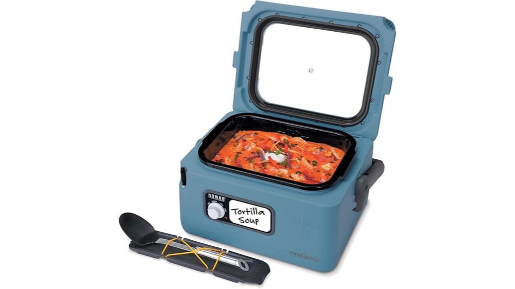 blue 8 quart nomad cooker