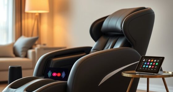 bluetooth enabled massage relaxation