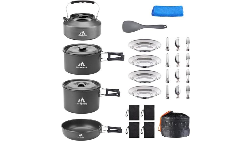 camping cookware for small groups