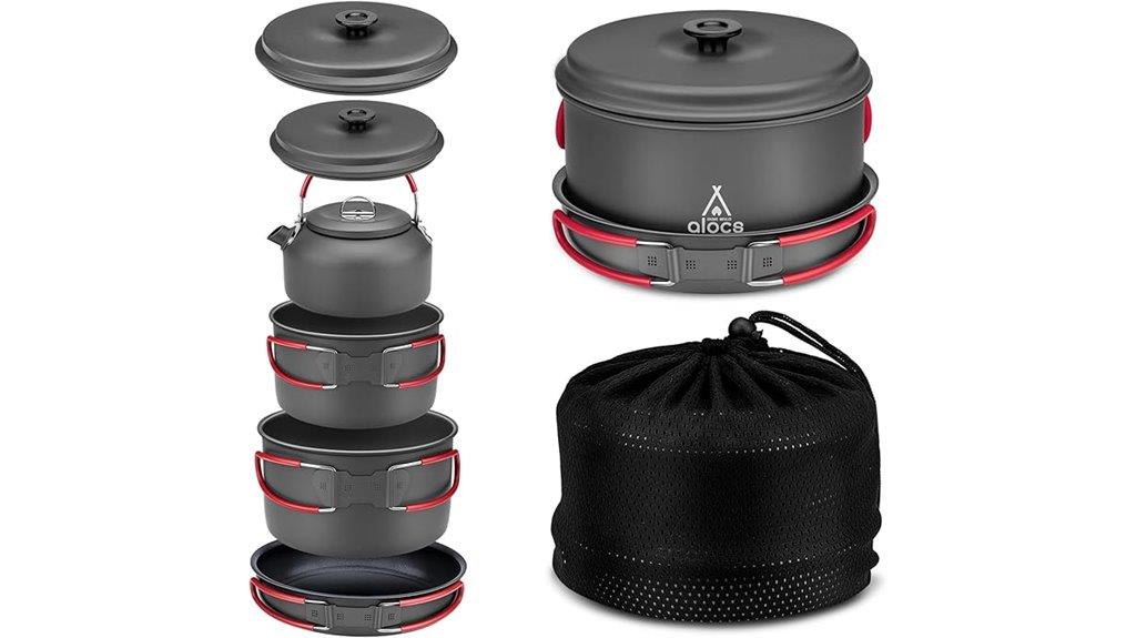 camping cookware set