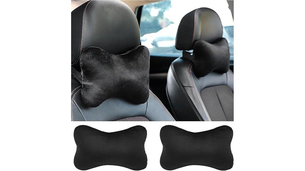 car headrest pillow set