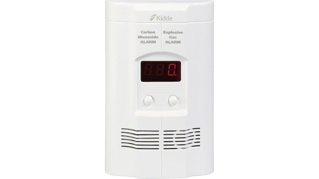 carbon monoxide detector with backup