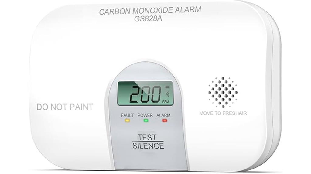 carbon monoxide lcd detector