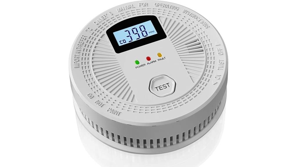 carbon monoxide smoke alarm