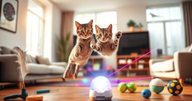 cat toys with motion sensors