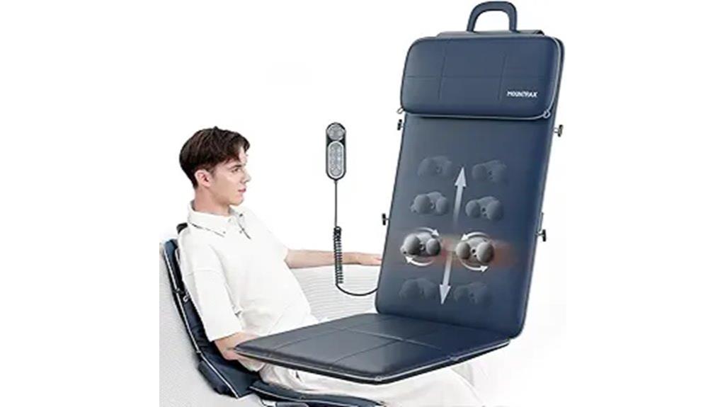 chair mounted back massager
