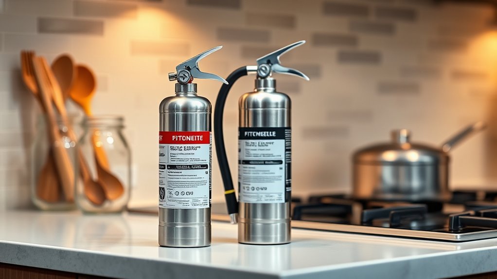 choose suitable kitchen extinguisher