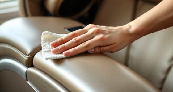 clean massage chairs safely