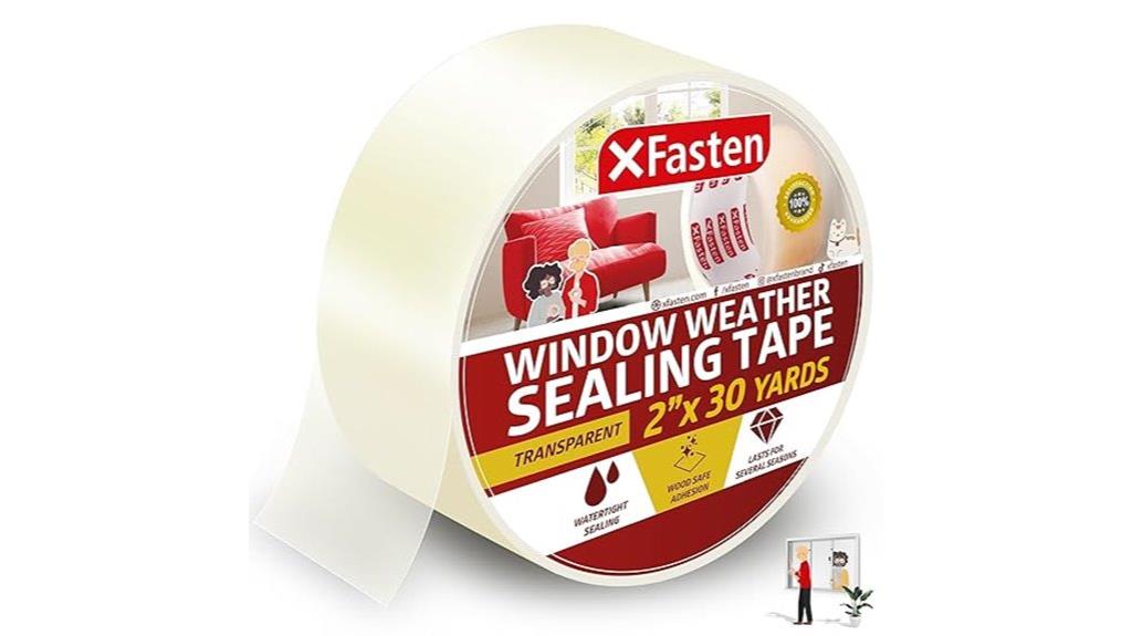 clear weatherproof window tape