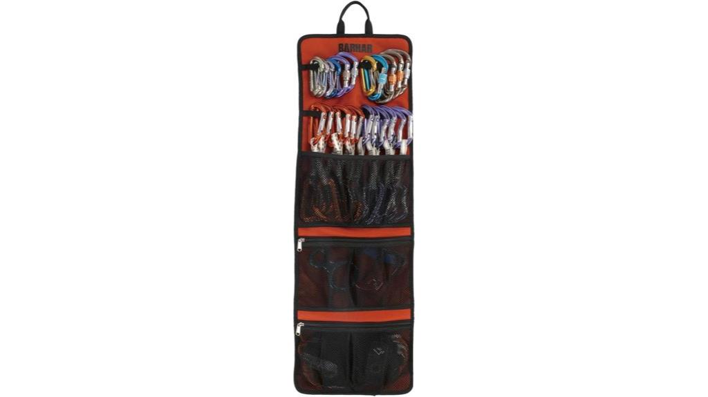 climbing gear hanging organizer