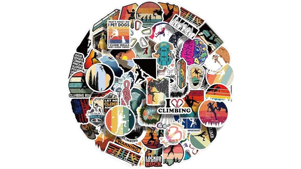 climbing sticker pack