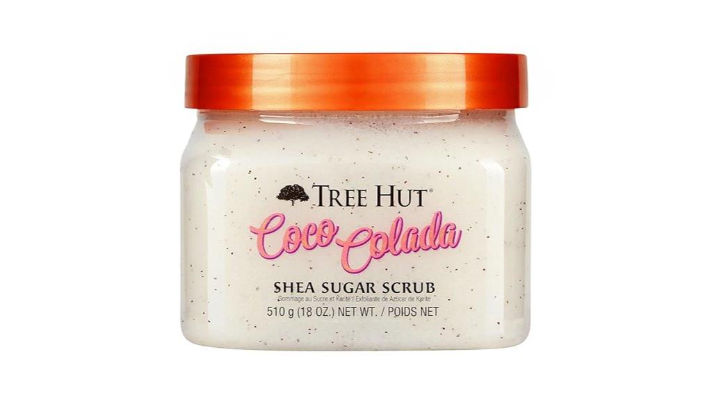 coconut shea body scrub