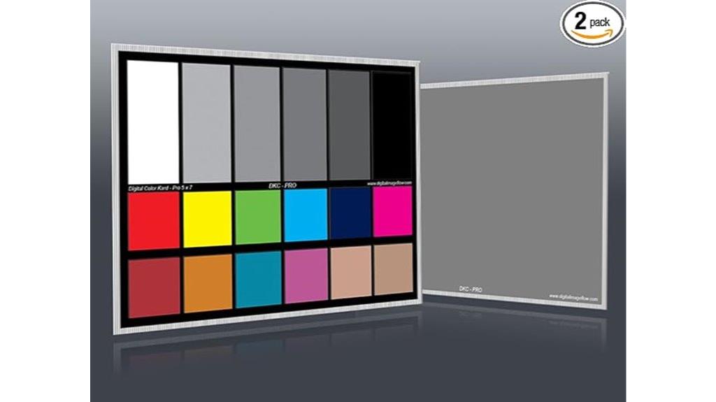 color calibration chart set