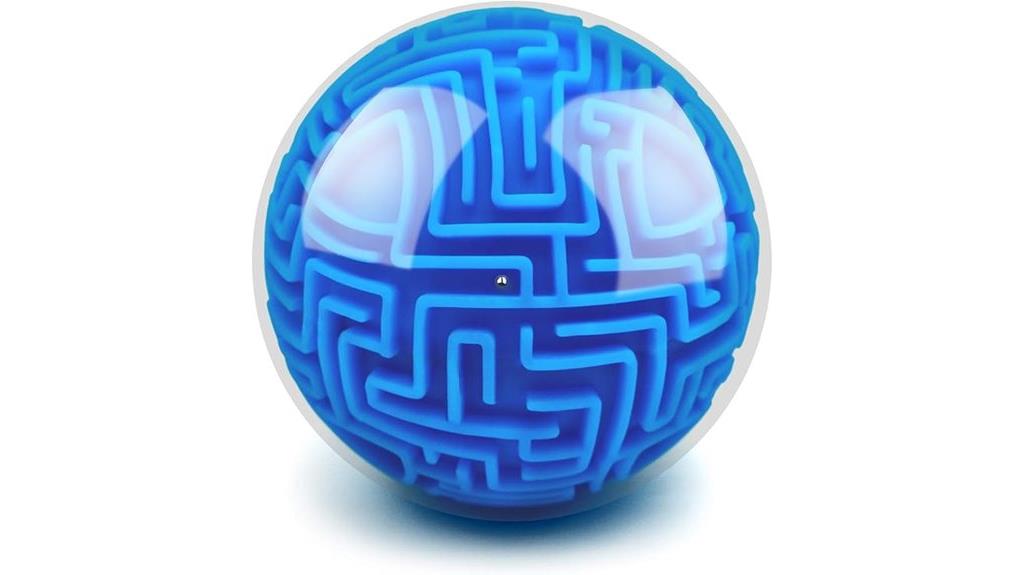 colorful 3d maze ball