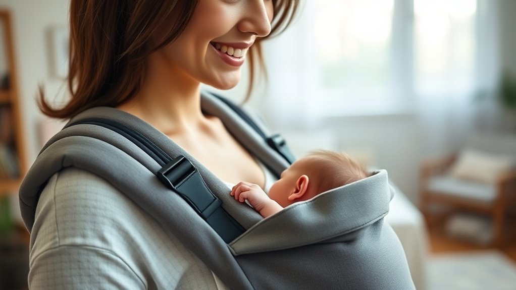 comfortable adjustable breathable carrier
