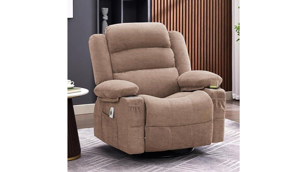 comfortable heated massage recliner