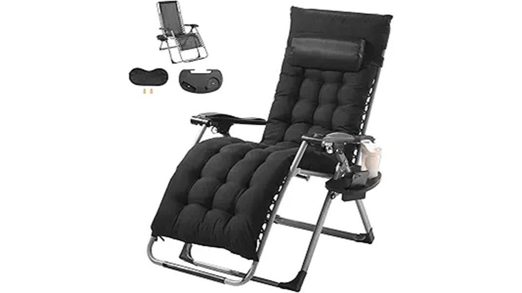 comfortable outdoor recliner