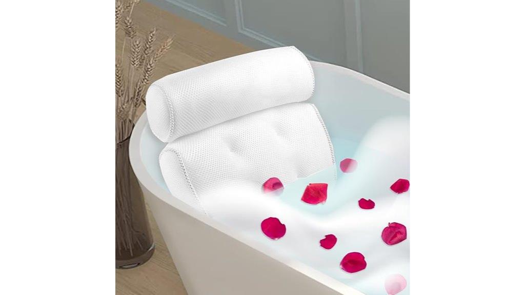 comfortable tub pillow
