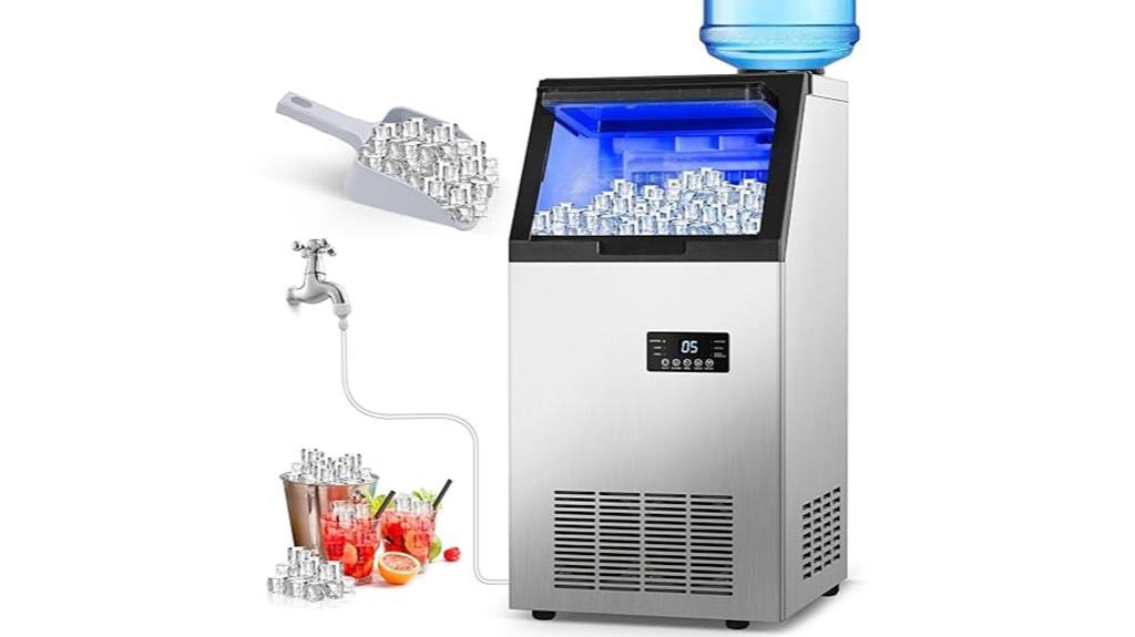 commercial 155lbs ice maker