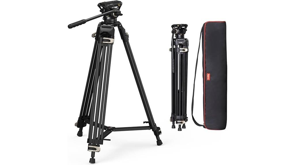 compact adjustable camera tripod