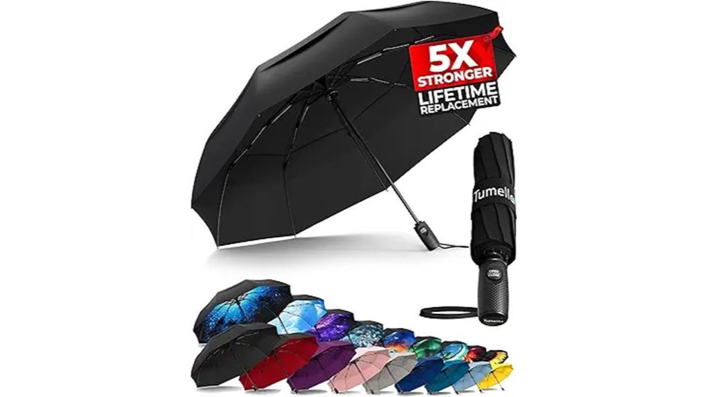 compact automatic windproof umbrella