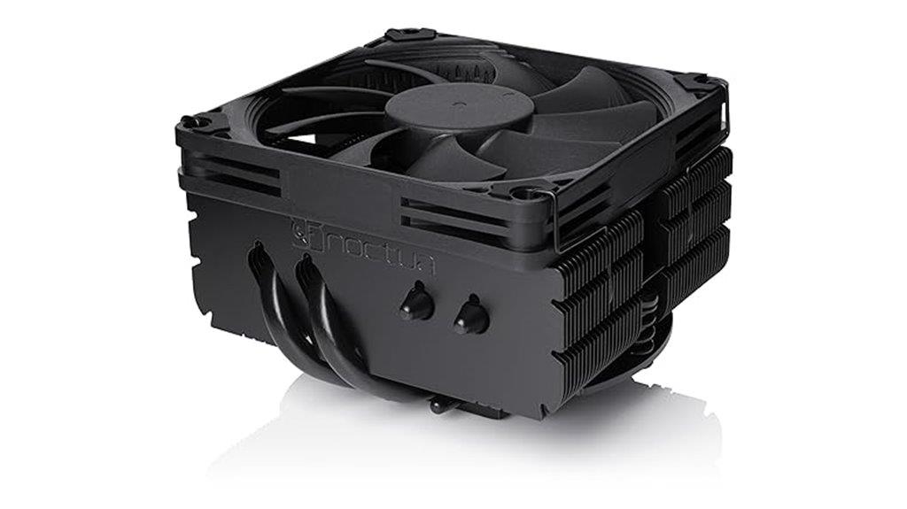 compact black low profile cooler