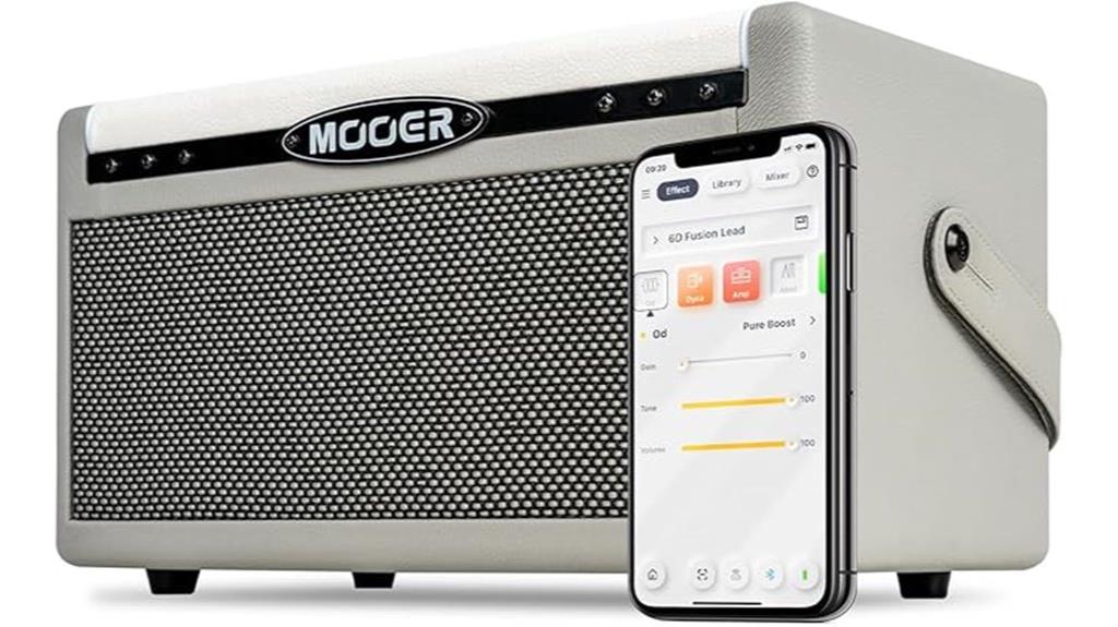 compact portable guitar amplifier