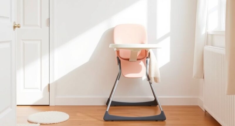compact space saving high chairs