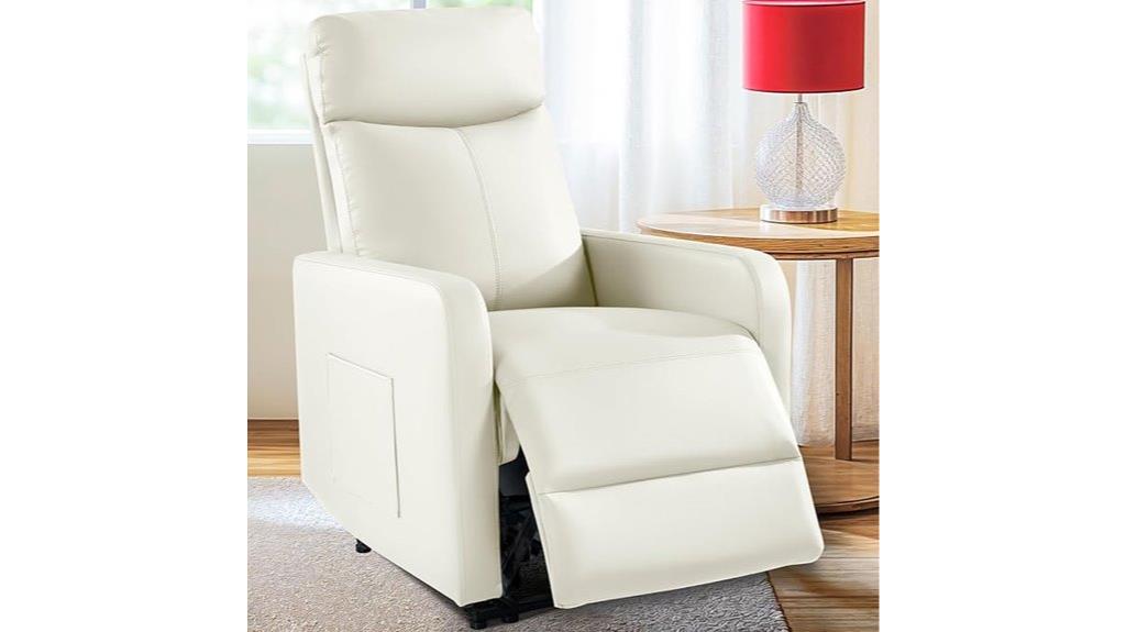 compact zero wall recliner