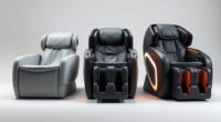 comparison of massage chair dimensions
