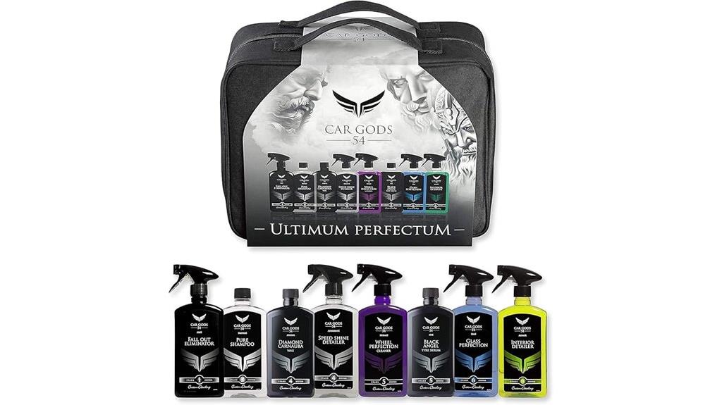 complete 8 piece car cleaning kit