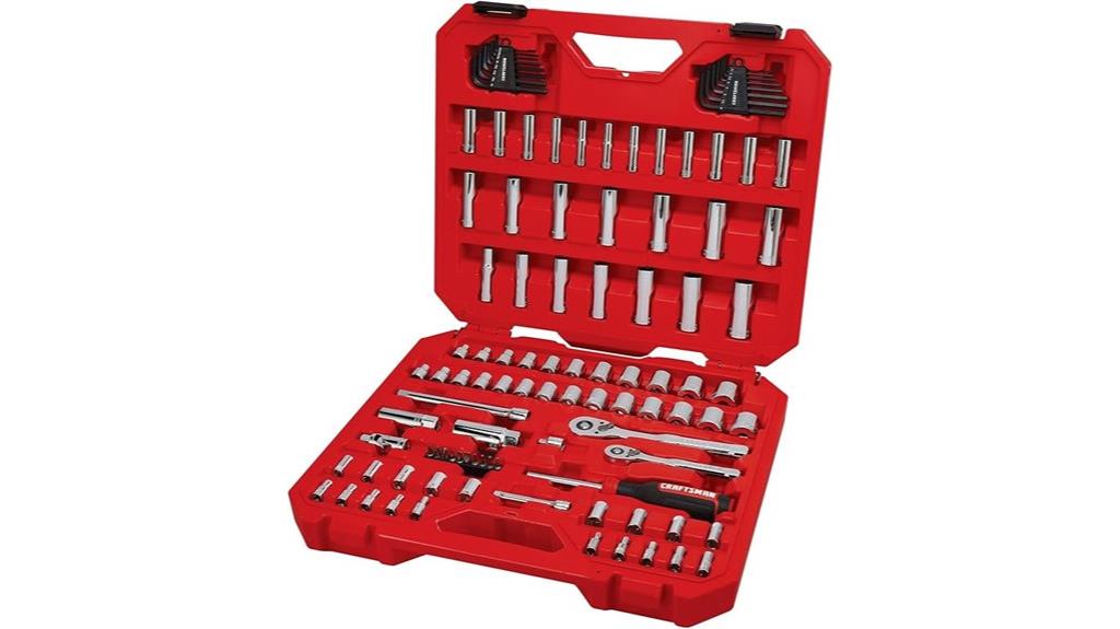 comprehensive 105 piece tool set