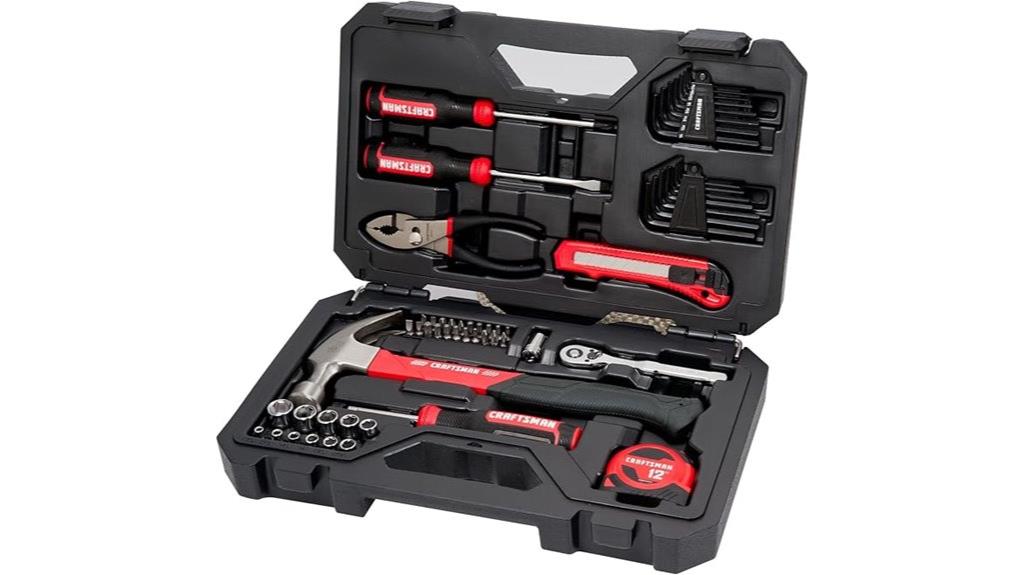 comprehensive 57 piece tool set