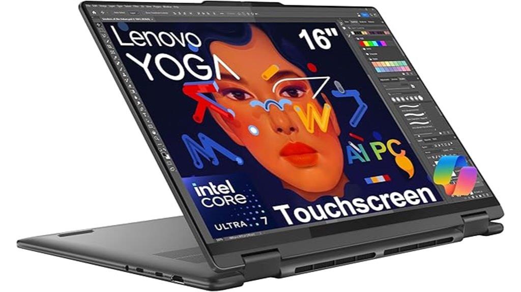 convertible business laptop with touchscreen