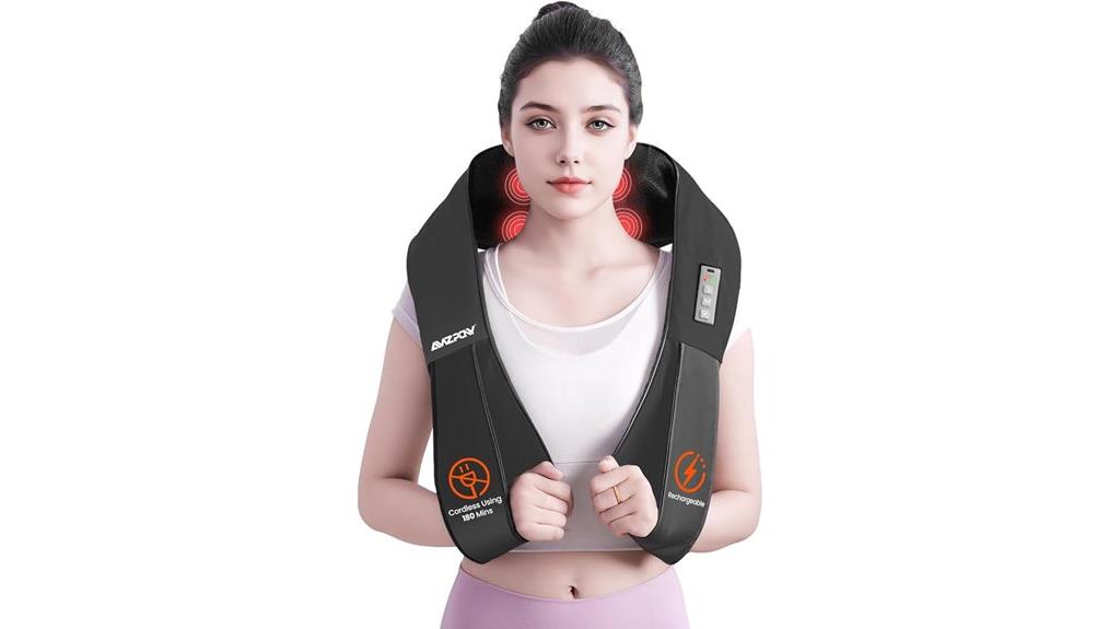 cordless heat neck massager