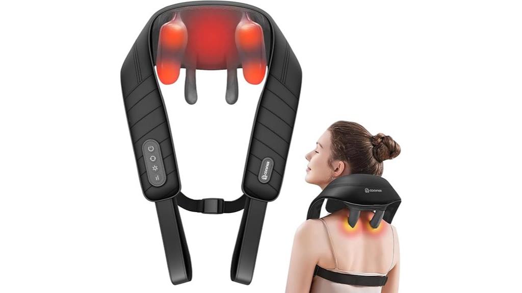 cordless neck massager with heat