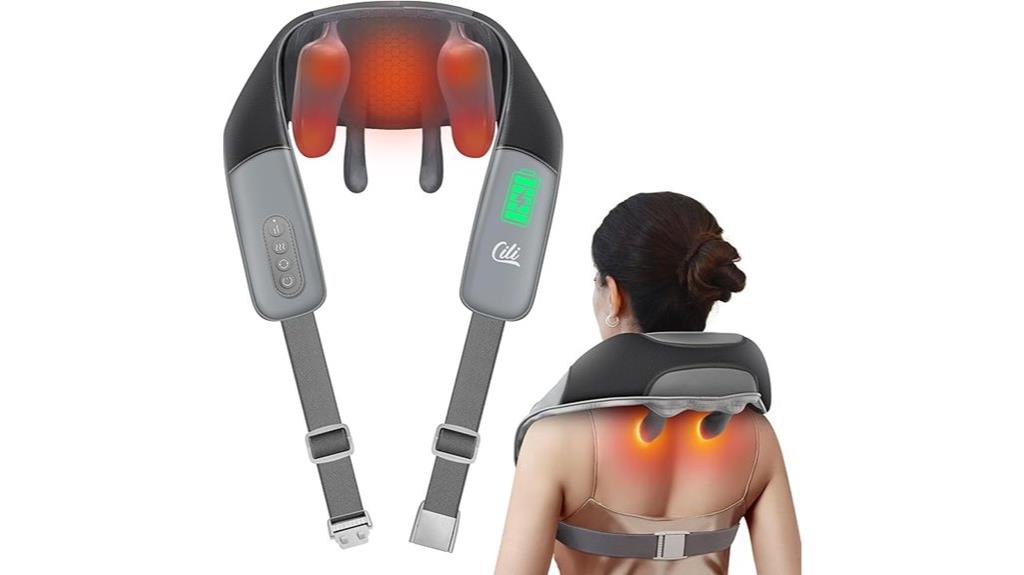 cordless neck massager with heat