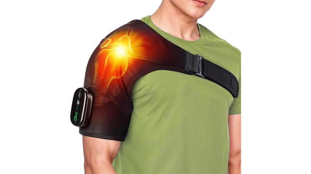 cordless shoulder vibration wrap