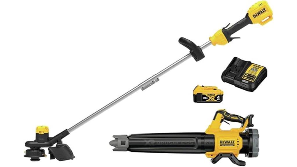 cordless trimmer blower kit