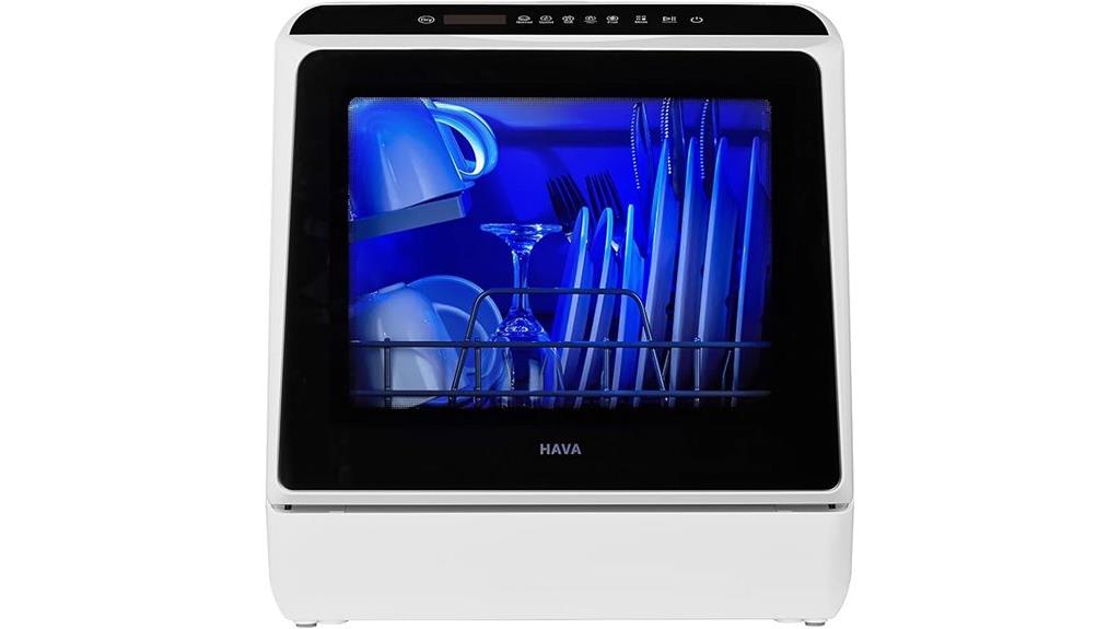 countertop dishwasher with six programs