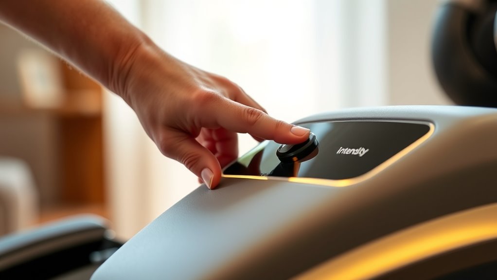 customize massage intensity precisely