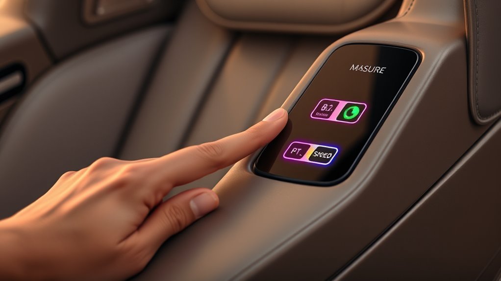 customize massage pressure speed